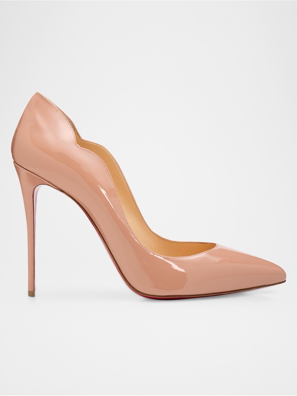 Christian Louboutin
100mm Hot Chick Patent High-Heel Pumps